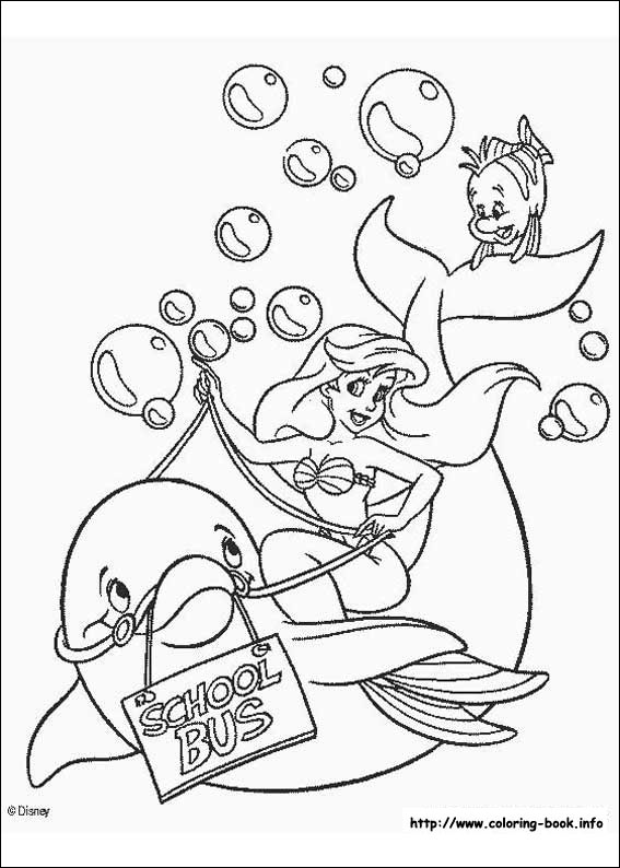 The Little Mermaid coloring picture